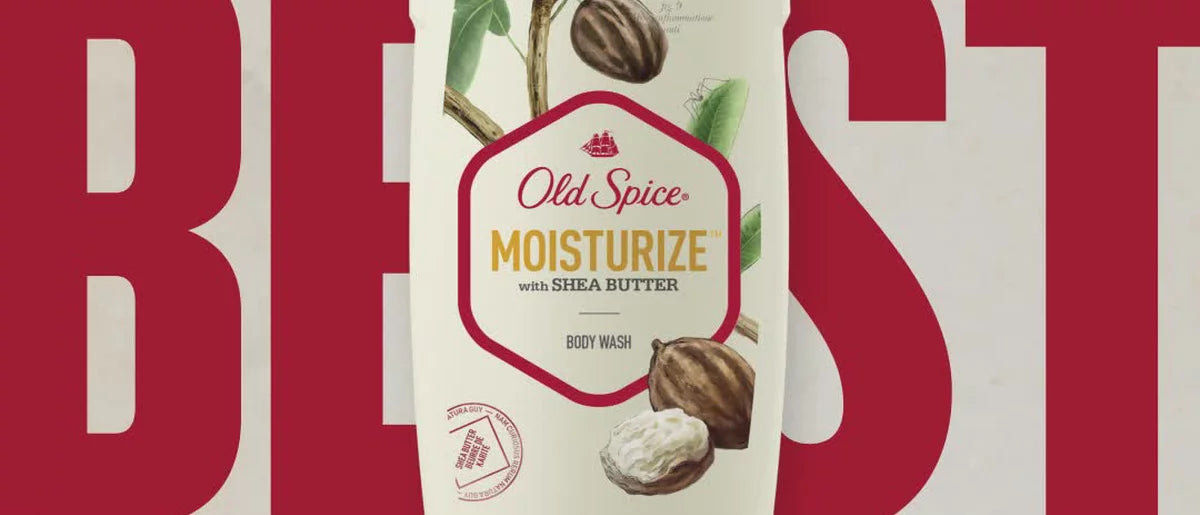Old Spice Men's Body Wash - Moisturize with Shea Butter - 30 fl oz