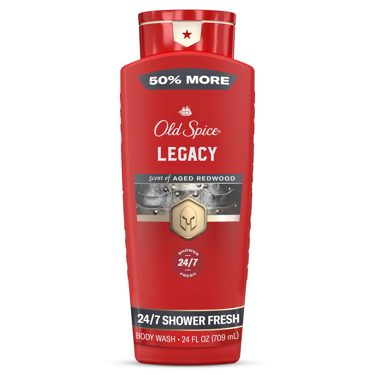 Old Spice Red Collection Men's Long-Lasting Fragrance Refreshing Clean Body Wash - Legacy - 24 fl oz
