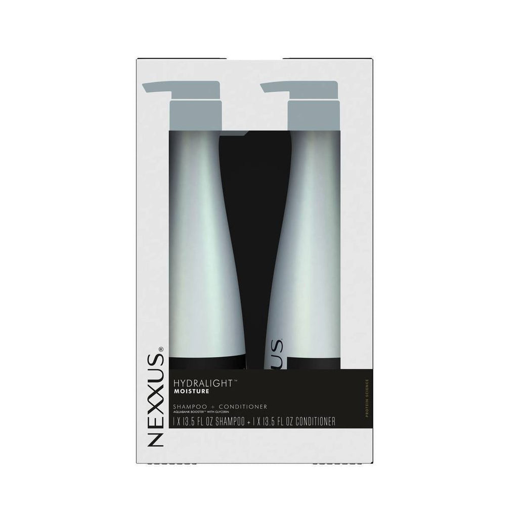 Nexxus Hydralight Shampoo and Conditioner for Oily Hair with Wheat Protein and Deep Sea Minerals - 13.5 fl oz, 2 ct