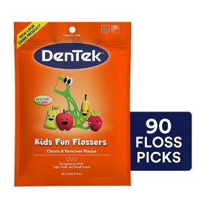 DenTek Kids' Fun Flossers Floss Picks - Wild Fruit - 90ct