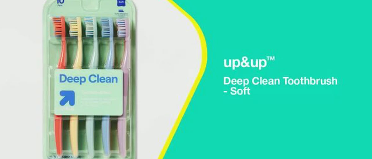 Deep Clean Soft Toothbrush - up&up™