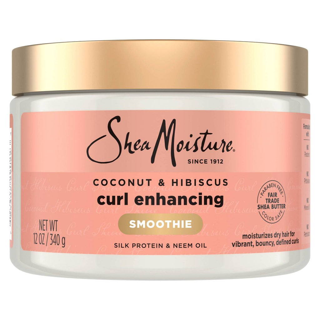 SheaMoisture Coconut and Hibiscus Curl Enhancing Smoothie For Thick Curly Hair - 12oz