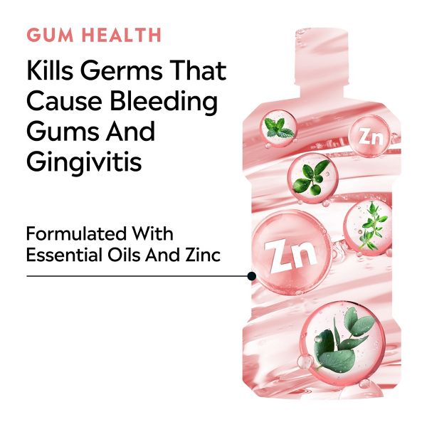 Listerine Clinical Solutions Gum Health Mouthwash for Antigingivitis and Antiplaque - 1L