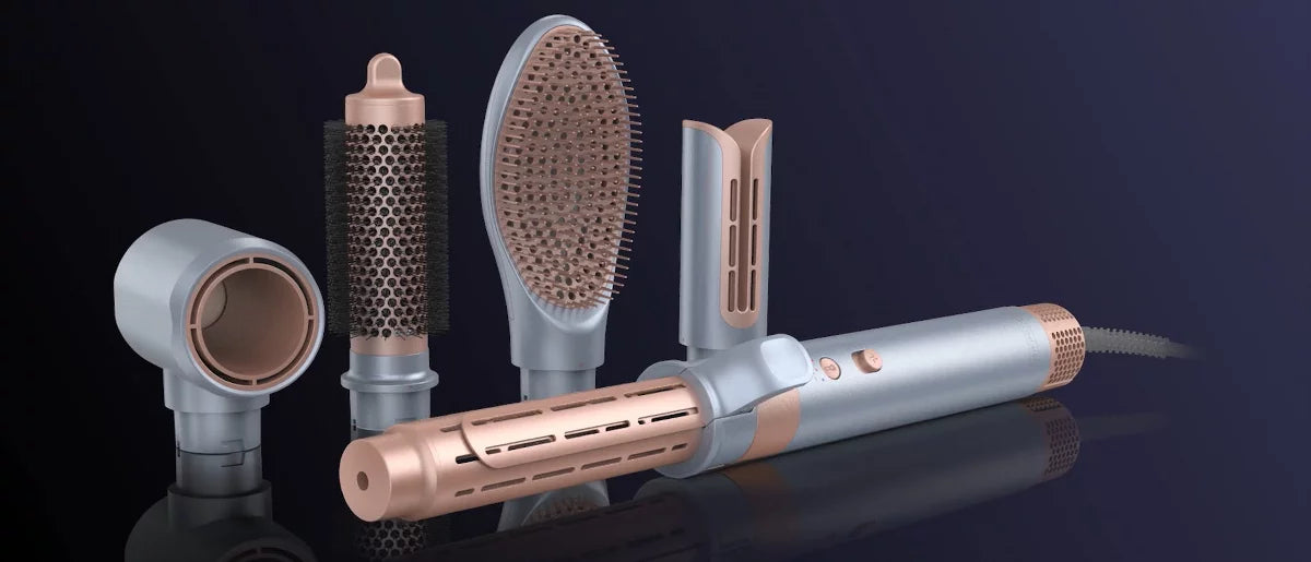 INFINITI PRO CONAIR Wet-to-Dry Styling Wand with Multiple Attachments & Storage Bag