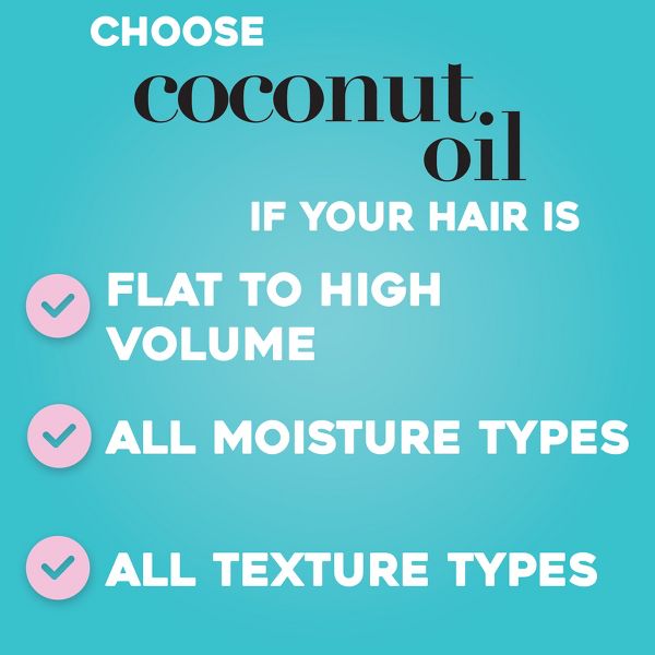 OGX Nourishing Coconut Oil Weightless Hydrating Oil Mist Lightweight Leave-In Hair Treatment - 4.0 fl oz