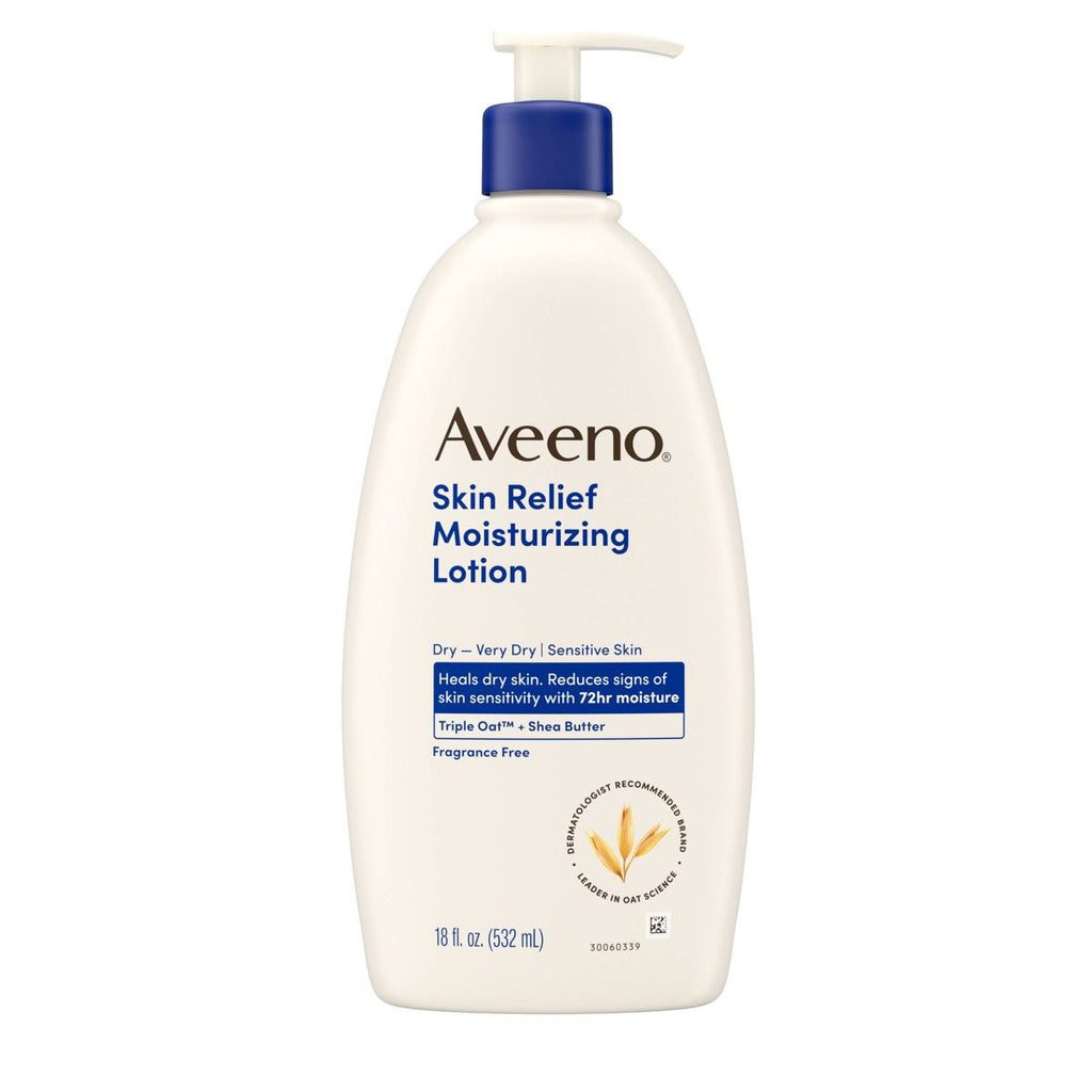 Aveeno Skin Relief Moisturizing Lotion, Fragrance-Free, 18oz