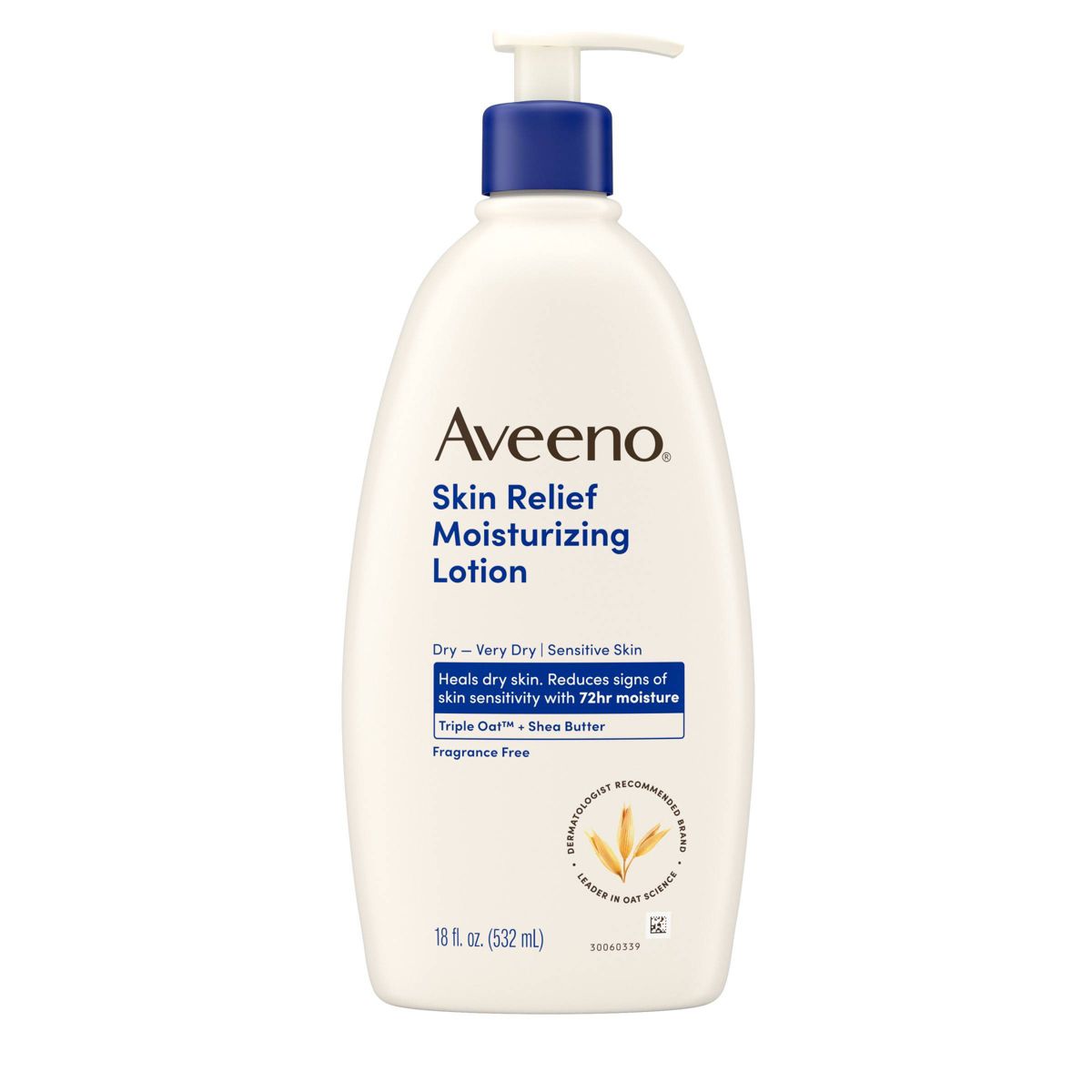 Aveeno Skin Relief Moisturizing Lotion, Fragrance-Free, 18oz