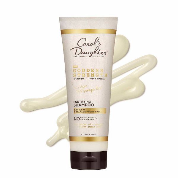 Carol's Daughter Goddess Strength Fortifying Sulfate Free Shampoo with Castor Oil for Breakage Prone Hair - 11 fl oz