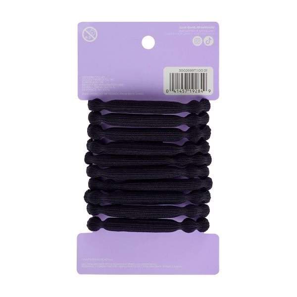 Goody Black Forever Elastics - 10ct