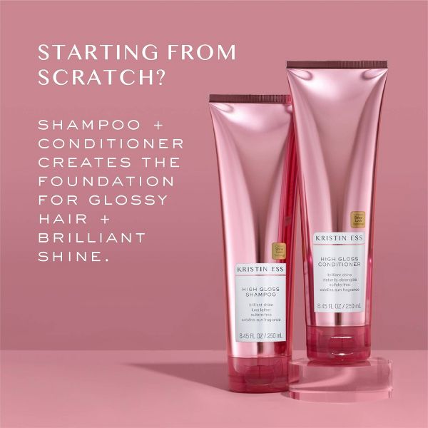 High Gloss Conditioner for Shiny Hair – Color Safe & Sulfate Free - 8.45 fl oz