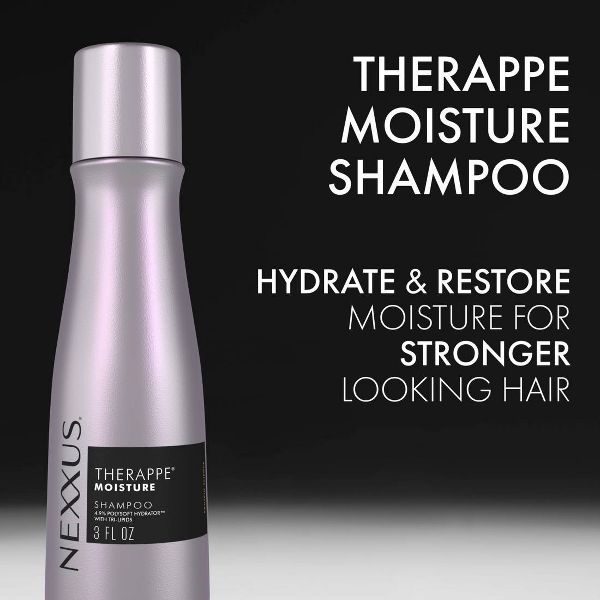 Nexxus Therappe Ultimate Moisture Shampoo for Dry Hair with Elastin Protein and Green Caviar - Silicone-Free - 13.5 fl oz