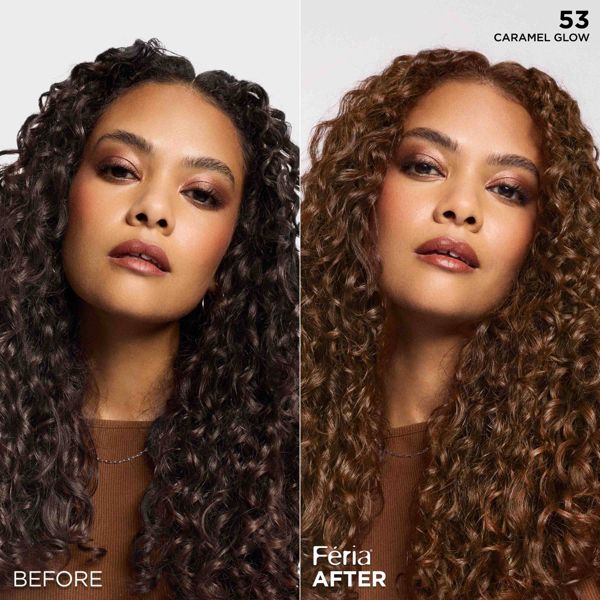 L'Oreal Paris Feria High Intensity Shimmering Color Power Red - R48 Intense Deep Auburn - 1 Kit