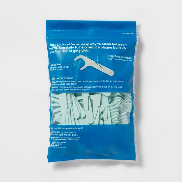 up&up™ 2 count 160 count Each Floss Picks Mint