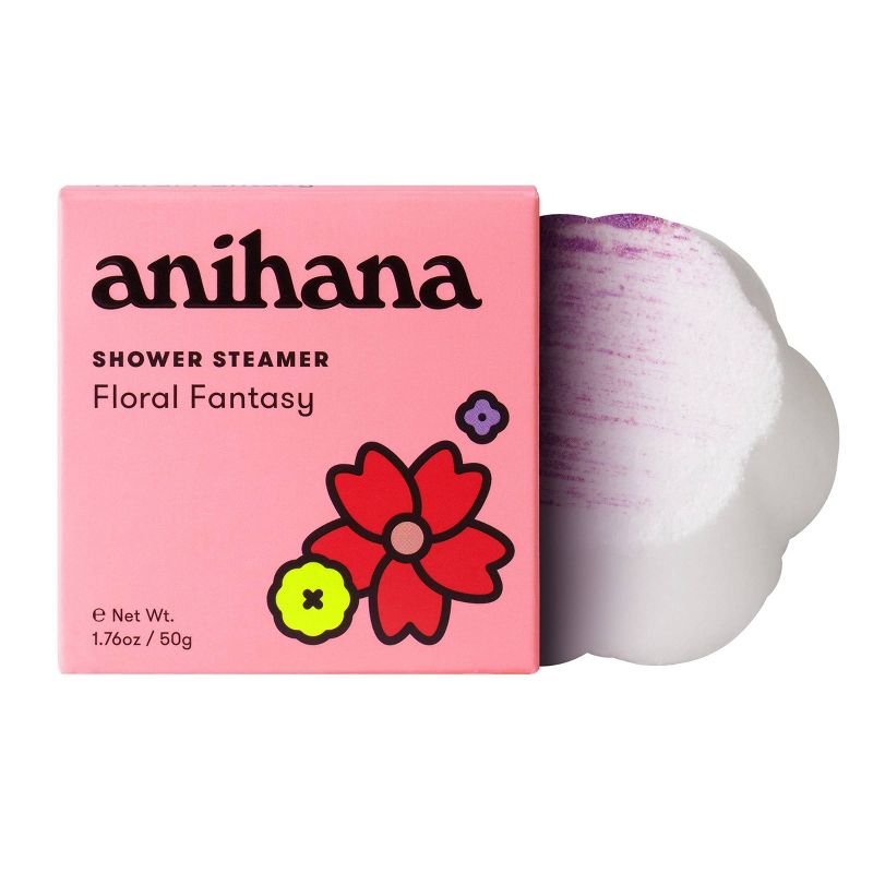 anihana Shower Steamer Floral Fantasy - 1.76oz