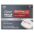Dove Men+Care 3-in-1 Deep Clean Hand & Body + Face + Exfoliation Bar Soap - 3.75oz/8pk