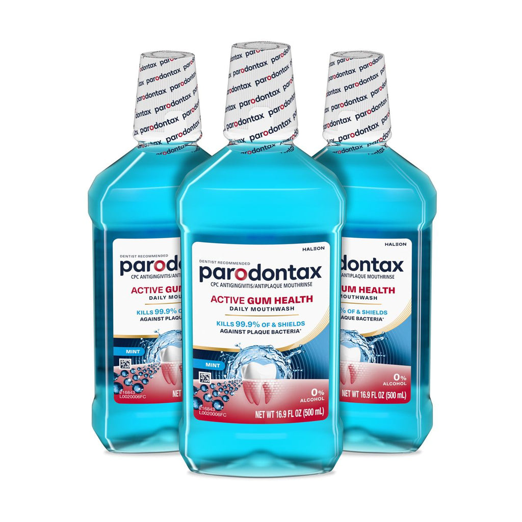 Parodontax Active Gum Health Mint Rinse Mouthwash - 16.9 fl oz/3ct