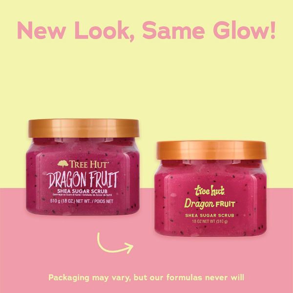 Tree Hut Dragon Fruit Shea Sugar Body Scrub - 18oz