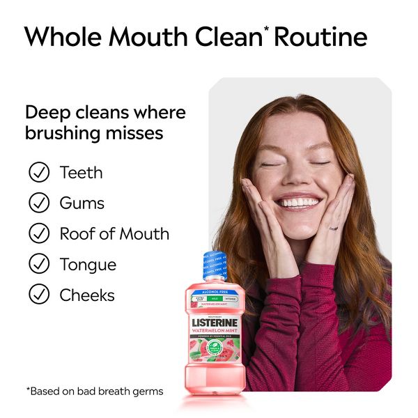 Listerine Watermelon Mint Mouthwash - 500ml