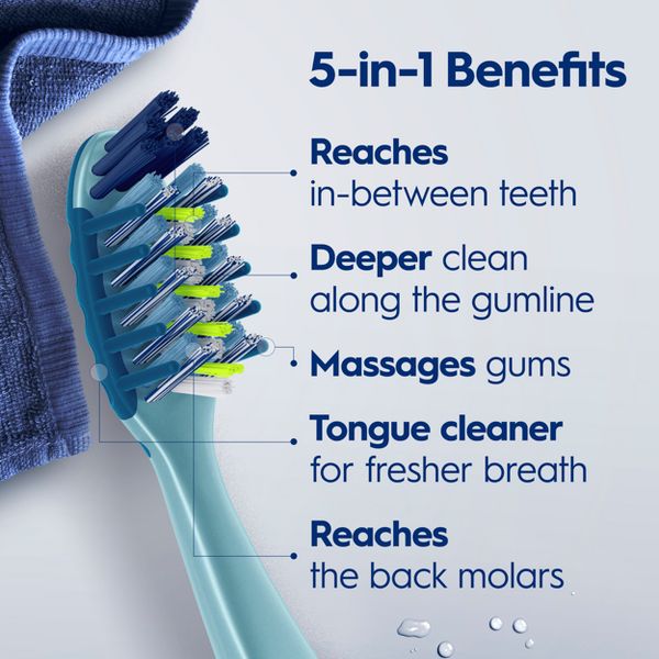 Oral-B CrossAction All In One Toothbrush - Medium - 2ct