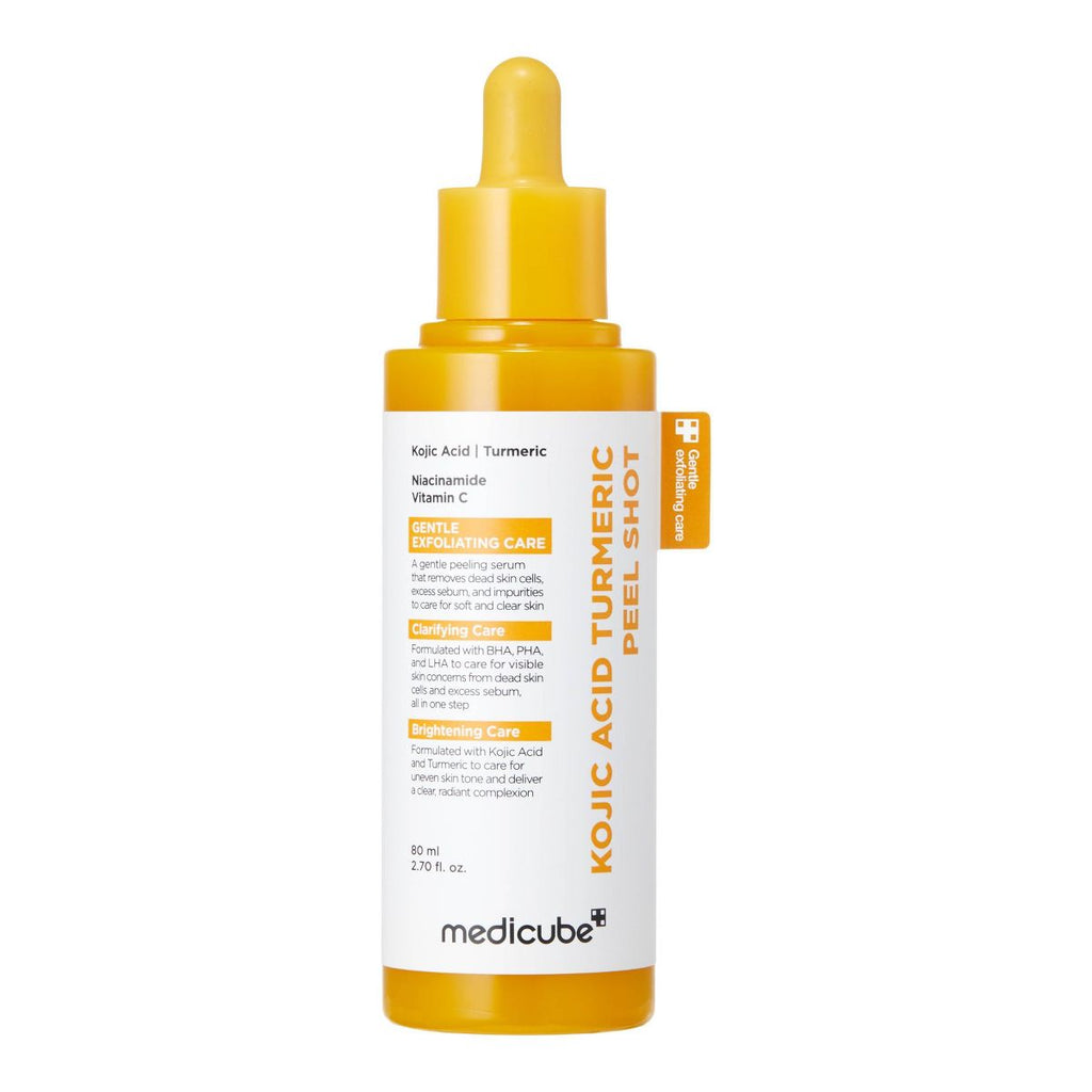 medicube Kojic Acid Turmeric Facial Peel Shot - Travel Size - 80ml