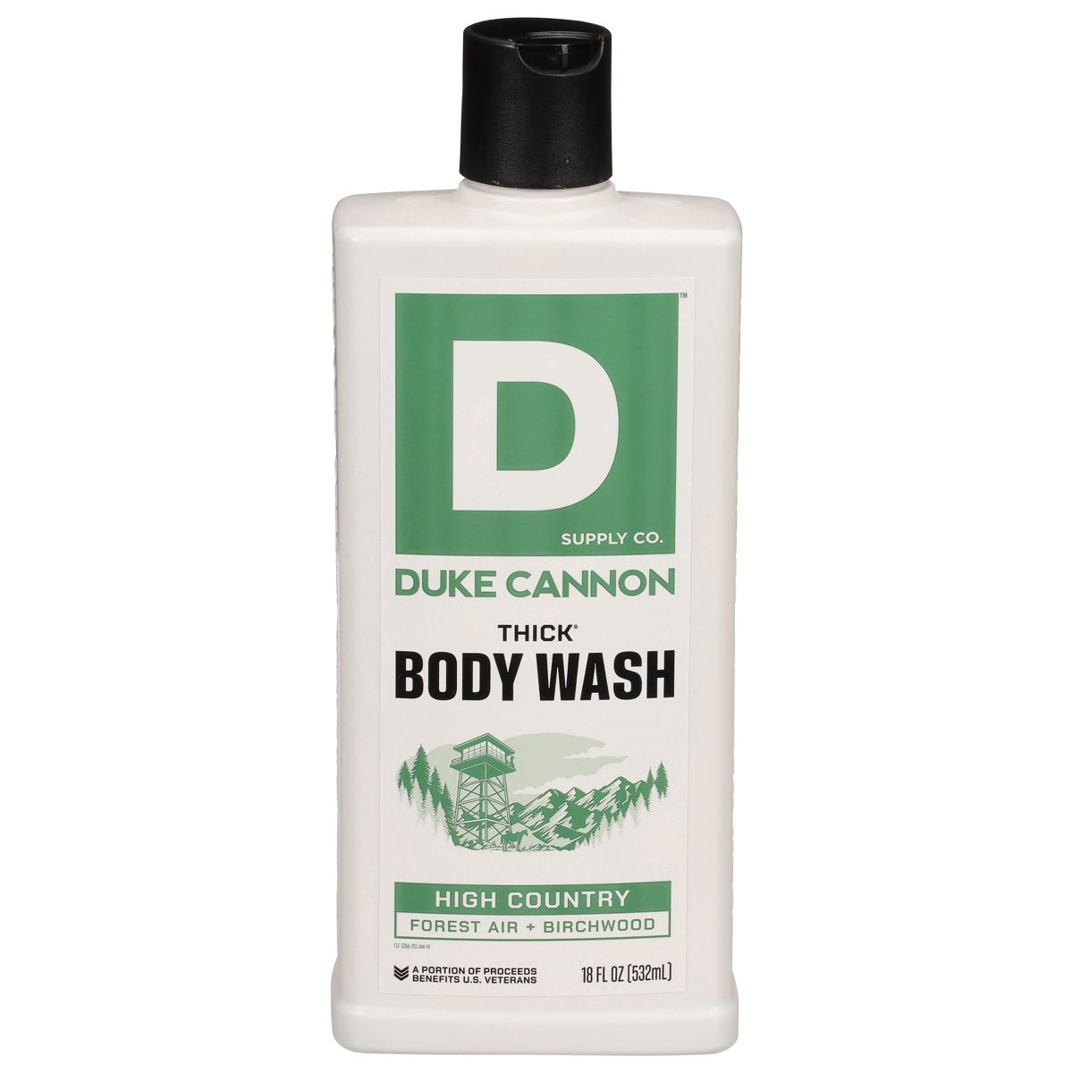 Duke Cannon Supply Co. Thick High Country Body Wash - 18 fl oz - Case of 1
