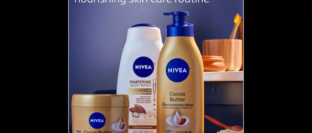 NIVEA Cocoa Butter Body Cream for Dry Skin - 16oz