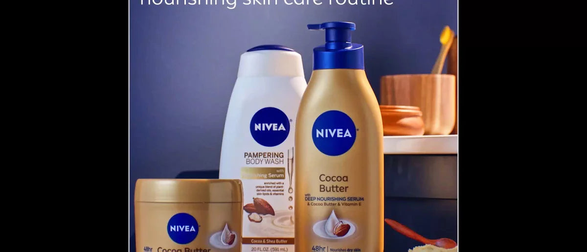 NIVEA Cocoa Butter Body Cream for Dry Skin - 16oz