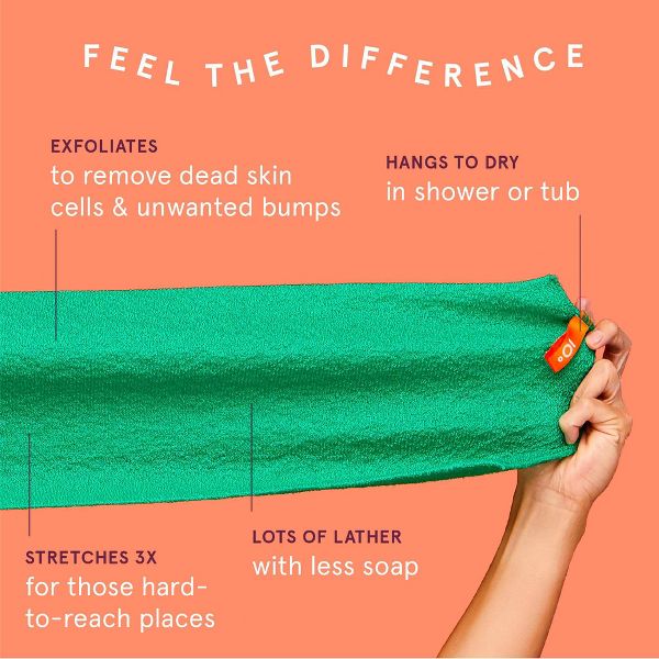 Cleanlogic Bath & Body Exfoliating Stretch Cloth