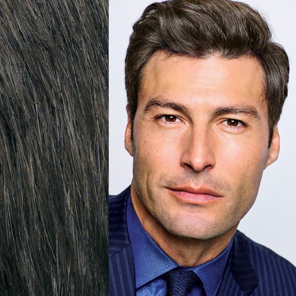 Just For Men Medium Brown Shampoo - H-35: Permanent Hair Color, Liquid Form, All Hair Types
