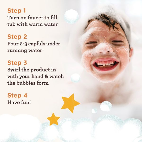Aveeno Kids' Bubble Bath Wash with Oat Extract for Sensitive Skin - 19.2 fl oz