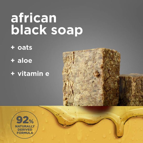 SheaMoisture Body Wash Calm & Clearing - African Black Soap with Aloe & Vitamin E - 18 fl oz