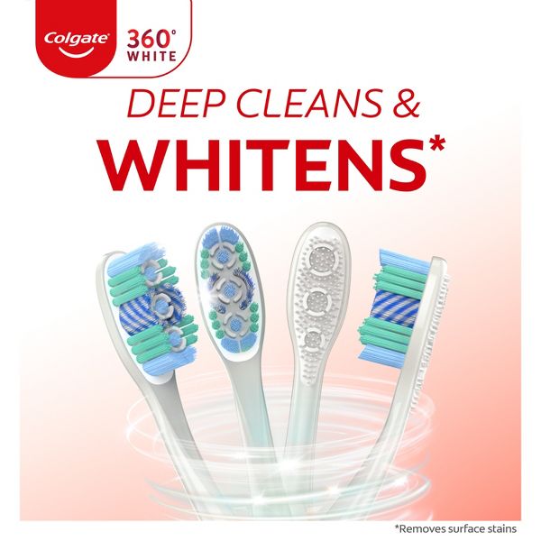 Colgate 360 Optic White Whitening Toothbrush - Soft