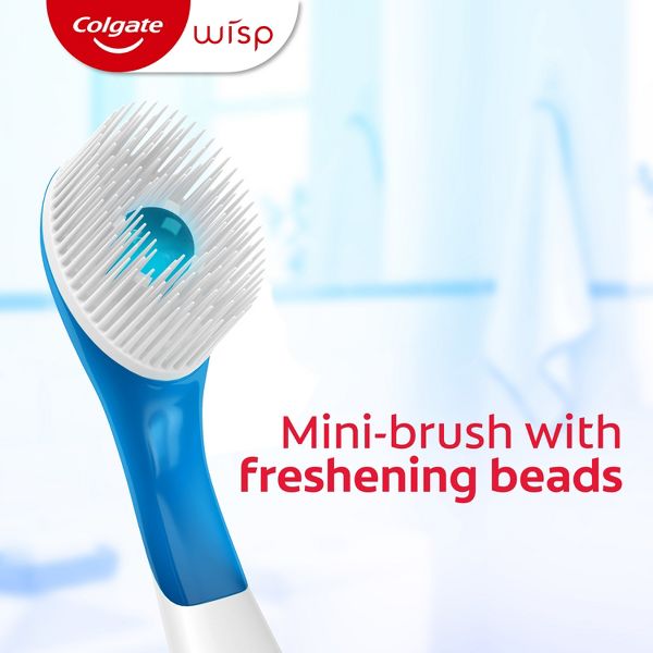 Colgate Max Fresh Wisp Disposable Travel Toothbrushes - Mini - Peppermint - Trial Size -24ct