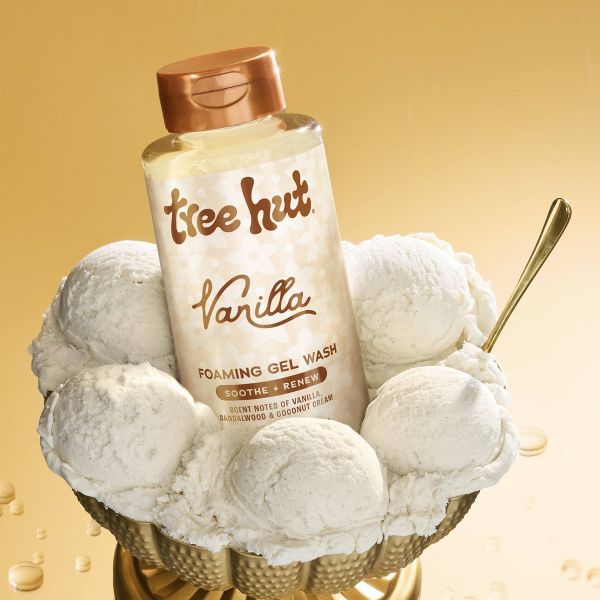 Tree Hut Vanilla Foaming Gel Body Wash - 18 fl oz