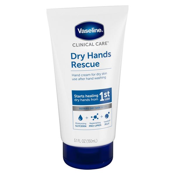 Vaseline Dry Hands Rescue Hand Lotion Unscented - 5.1 fl oz
