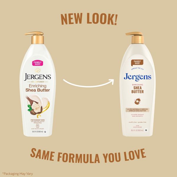 Jergens Enriching Shea Butter Hand and Body Lotion for Dry Skin - 28.2 fl oz