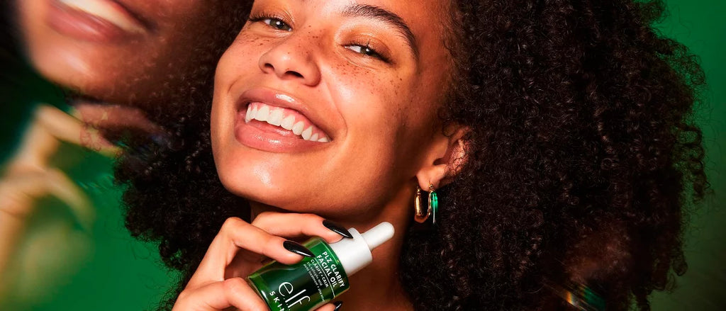 e.l.f. SKIN PLZ Clarify Facial Oil - 2% Salicylic Acid Acne Treatment + Aloe Extract - 1 fl oz