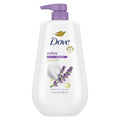 Dove Relax Body Wash Pump - Lavender & Chamomile 24hr Lotion-Soft Skin - 30.6 fl oz