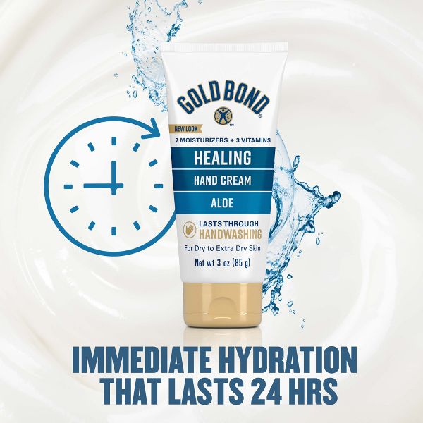 Gold Bond Healing Aloe Hand Cream Fresh for Dry Skin - 3oz