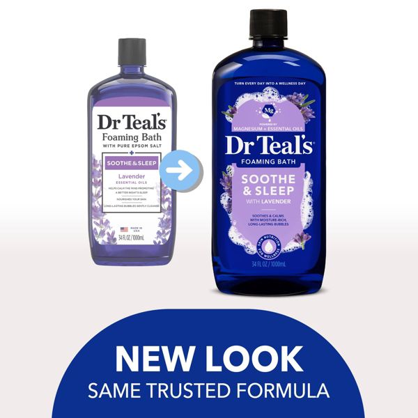 Dr Teal's Soothe & Sleep Lavender Foaming Bubble Bath - 34 fl oz