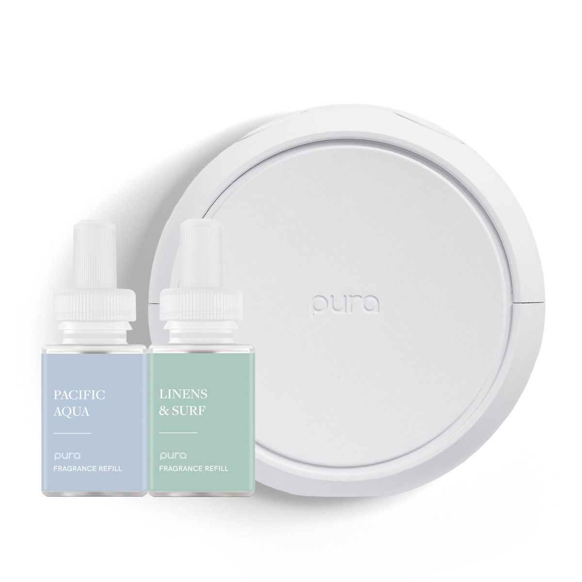 Pura 3pk Linens + Surf + Pacific Aqua Home Starter Kit