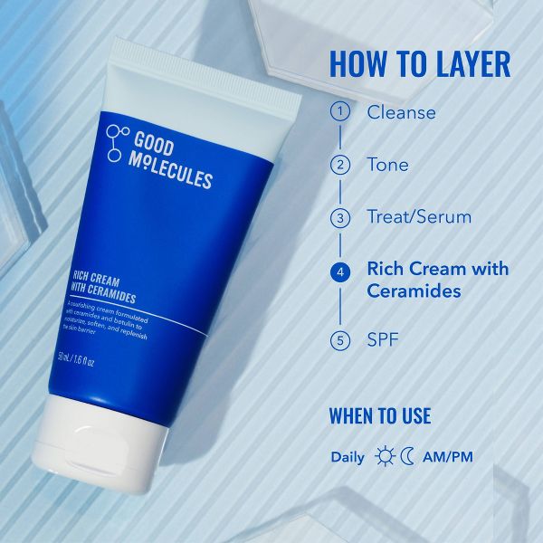 Good Molecules Rich Cream with Ceramides - 50ml