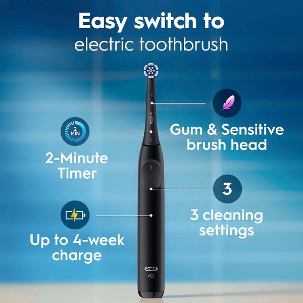 Oral-B iO Series 2 Electric Toothbrush Starter Kit with Timer and 2 Brush Heads - Forest Green