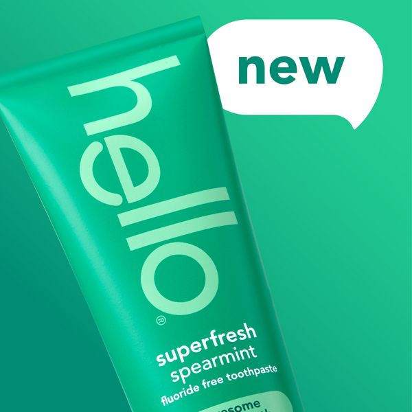 hello Superfresh Fluoride-Free Toothpaste - Natural Spearmint - 5oz