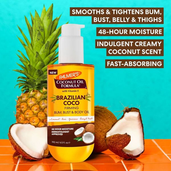Palmer's Brazilian Coco Firming Oil - 6.5 fl oz