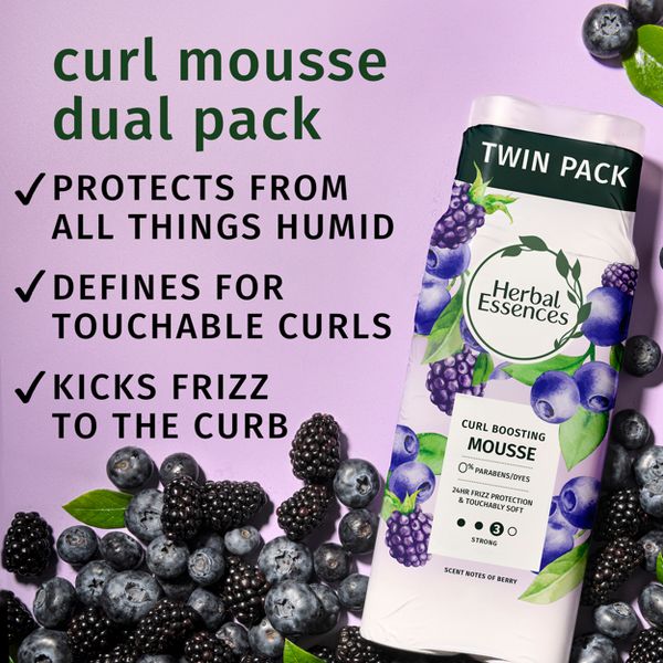 Herbal Essences Curl Hair Mousse - 13.6 oz/2ct