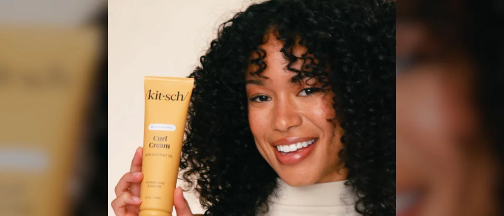 Kitsch Curl Cream 5 oz: Moisturizing, Curl Enhancing, Vegan, For Curly Hair