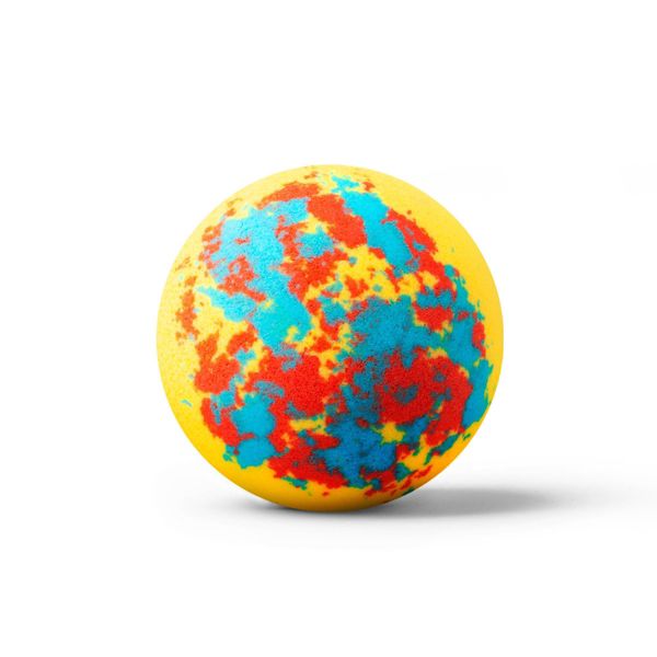 Da Bomb Bath Fizzers Tie-Dye Yellow Bath Bomb - 6.5oz