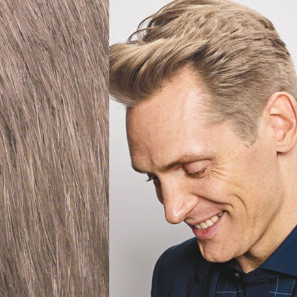 Just For Men Medium Brown Shampoo - H-35: Permanent Hair Color, Liquid Form, All Hair Types