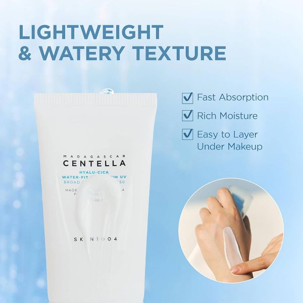 SKIN1004 Hyalu-Cica Water-Fit Sun Protection Face Serum UV - 50ml